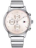 Tommy Hilfiger Blake Pink Dial Silver Steel Strap Watch for Women - 1781904 Buy Now By Tommy Hilfiger