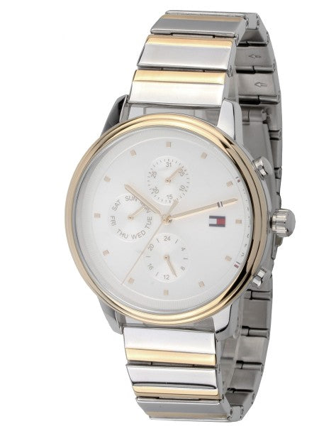 Tommy Hilfiger Blake Silver Dial Two Tone Steel Strap Watch for Women - 1781908 Buy Now By Tommy Hilfiger