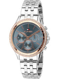 Tommy Hilfiger Ari Diamonds Blue Dial Silver Steel Strap Watch for Women - 1781976 Buy Now By Tommy Hilfiger