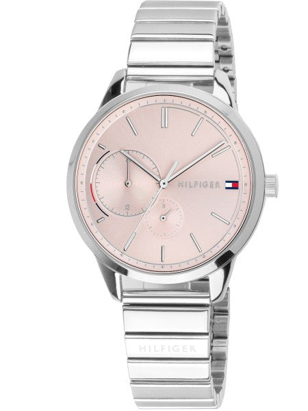 Tommy Hilfiger Brooke Pink Dial Silver Steel Strap Watch for Women - 1782020 Buy Now By Tommy Hilfiger