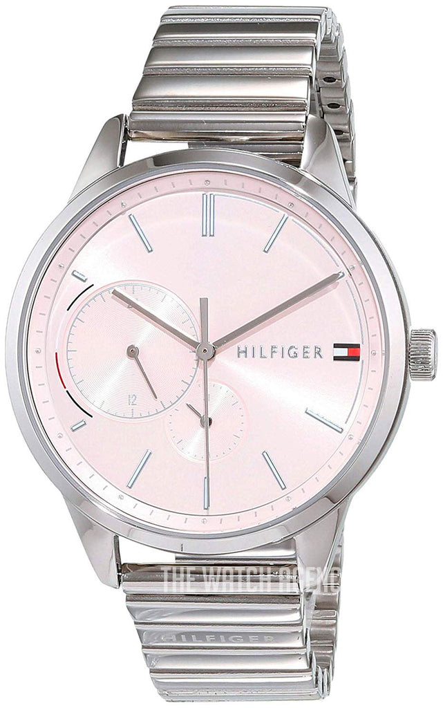 Tommy Hilfiger Brooke Pink Dial Silver Steel Strap Watch for Women - 1782020 Buy Now By Tommy Hilfiger