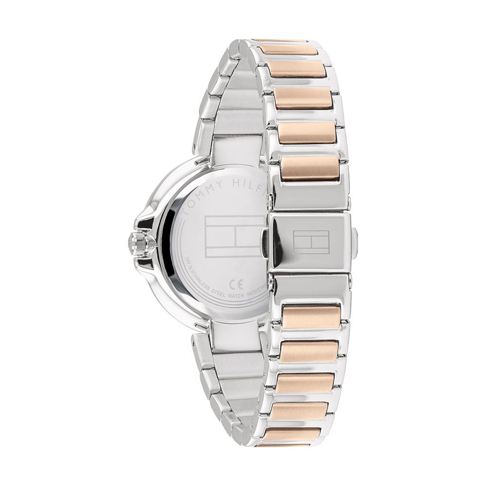 Tommy Hilfiger Angela Chronograph Pink Dial Two Tone Steel Strap Watch for Women - 1782127 Buy Now By Tommy Hilfiger