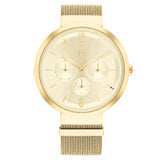Tommy Hilfiger Blake Quartz Gold Dial Gold Mesh Bracelet Watch for Women - 1782302 Buy Now By Tommy Hilfiger