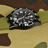 Tommy Hilfiger Drew Black Dial Green Rubber Strap Watch for Men - 1791065 Buy Now By Tommy Hilfiger