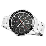 Tommy Hilfiger Luke Chronograph Black Dial Silver Steel Strap Watch for Men - 1791104 Buy Now By Tommy Hilfiger