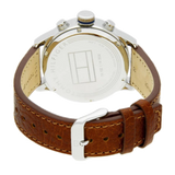 Tommy Hilfiger Jackson Multi-Function Silver Dial Brown Leather Strap Watch for Men - 1791239 Buy Now By Tommy Hilfiger