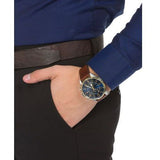 Tommy Hilfiger Daniel Blue Dial Brown Leather Strap Watch for Men - 1710380 Buy Now By Tommy Hilfiger