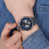 Tommy Hilfiger Keagan Blue Dial Silver Steel Strap Watch for Men - 1791293 Buy Now By Tommy Hilfiger