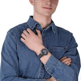 Tommy Hilfiger Keagan Blue Dial Silver Steel Strap Watch for Men - 1791293 Buy Now By Tommy Hilfiger