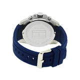 Tommy Hilfiger Decker Quartz White Dial Blue Rubber Strap Watch for Men - 1791349 Buy Now By Tommy Hilfiger