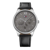 Tommy Hilfiger Damon Multifunction Black Dial Black Leather Strap Watch for Men - 1791417 Buy Now By Tommy Hilfiger