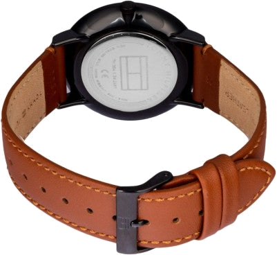Tommy Hilfiger Brooklyn Quartz Black Dial Brown Leather Strap Watch for Men - 1791510 Buy Now By Tommy Hilfiger