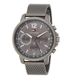 Tommy Hilfiger London Chronograph Grey Dial Grey Mesh Bracelet Watch for Men - 1791530 Buy Now By Tommy Hilfiger