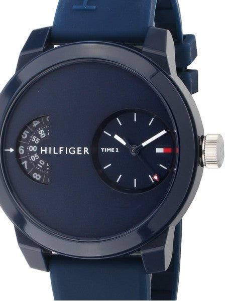 Tommy Hilfiger Denim Blue Dial Blue Rubber Strap Watch for Men - 1791556 Buy Now By Tommy Hilfiger
