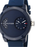 Tommy Hilfiger Denim Blue Dial Blue Rubber Strap Watch for Men - 1791556 Buy Now By Tommy Hilfiger