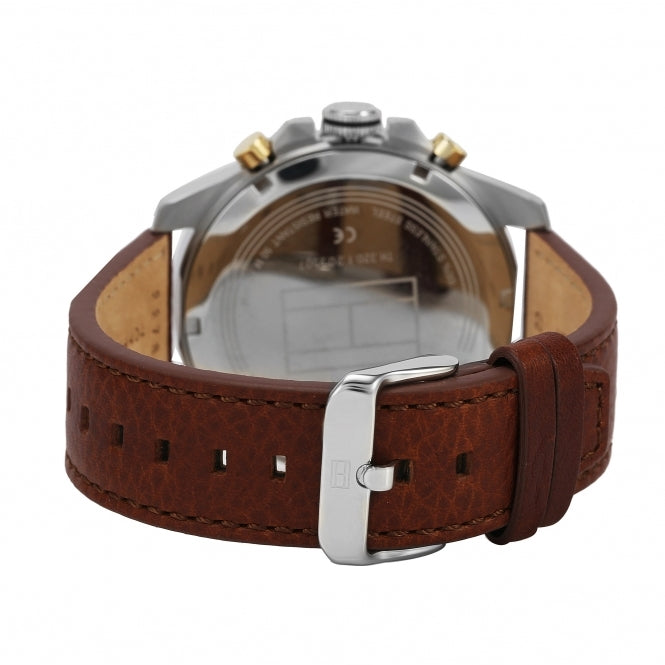 Tommy Hilfiger Decker Blue Dial Brown Leather Strap Watch for Men - 1791561 Buy Now By Tommy Hilfiger