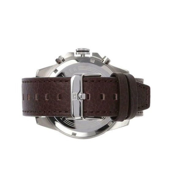 Tommy Hilfiger Decker Grey Dial Brown Leather Strap Watch for Men - 1791562 Buy Now By Tommy Hilfiger