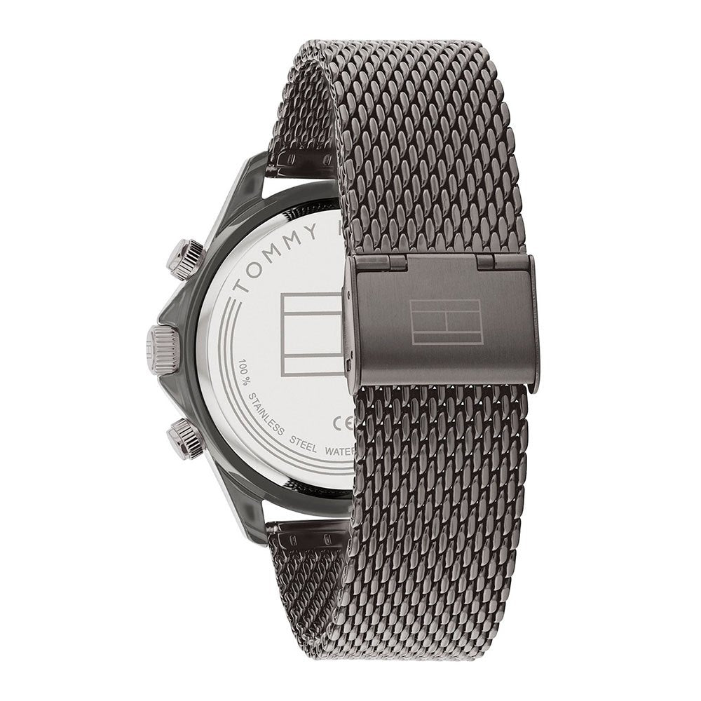 Tommy Hilfiger Shawn Chronograph Quartz Grey Dial Grey Mesh Bracelet Watch for Men - 1791613 Buy Now By Tommy Hilfiger