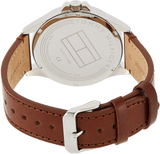 Tommy Hilfiger Multi Function Quartz White Dial Brown Leather Strap Watch for Men - 1791614 Buy Now By Tommy Hilfiger