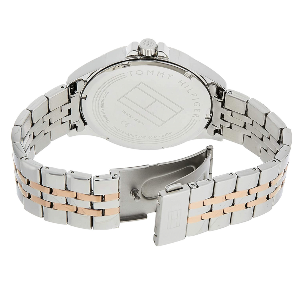 Tommy Hilfiger Shawn Quartz White Dial Two Tone Steel Strap Watch for Men - 1791617 Buy Now By Tommy Hilfiger