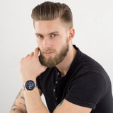 Tommy Hilfiger Austin Blue Dial Silver Steel Strap Watch for Men - 1791640 Buy Now By Tommy Hilfiger