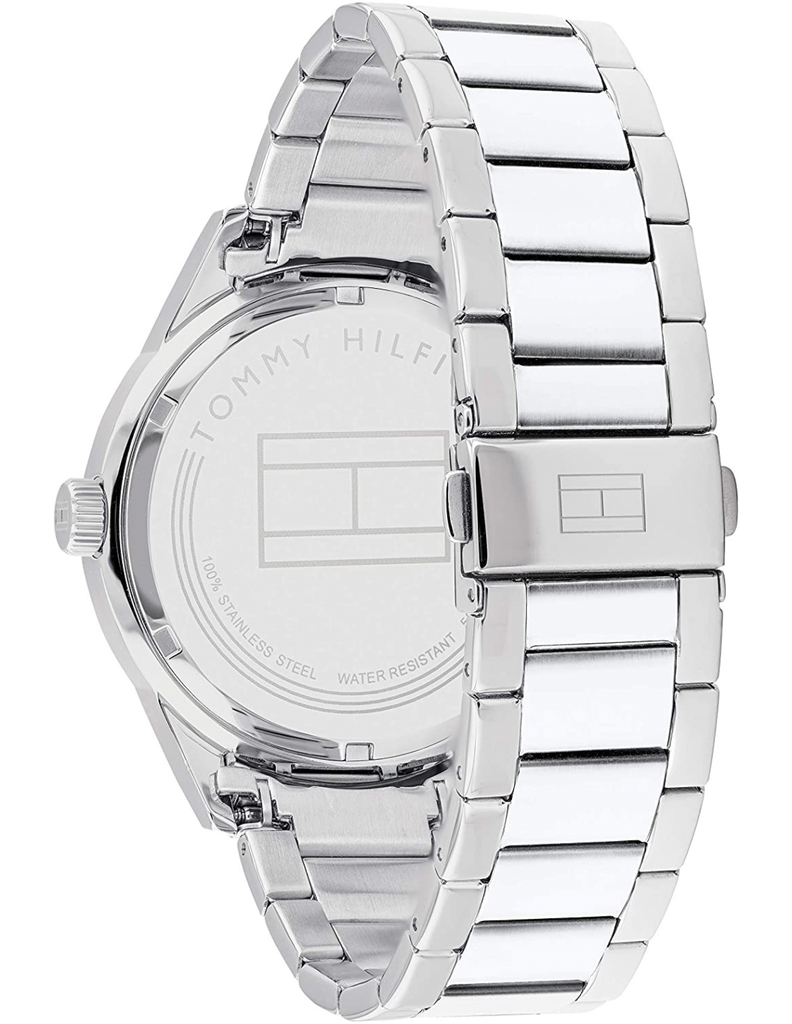 Tommy Hilfiger Austin Blue Dial Silver Steel Strap Watch for Men - 1791640 Buy Now By Tommy Hilfiger