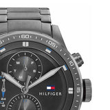 Tommy Hilfiger Trent Chronograph Grey Dial Grey Steel Strap Watch For Men - 1791806 Buy Now By Tommy Hilfiger