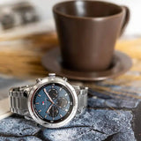 Tommy Hilfiger Troy Chronograph Blue Dial Silver Steel Strap Watch For Men - 1792104 Buy Now By Tommy Hilfiger