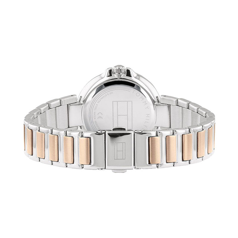 Tommy Hilfiger Angela Chronograph Pink Dial Two Tone Steel Strap Watch for Women - 1782127 Buy Now By Tommy Hilfiger