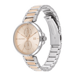 Tommy Hilfiger Angela Chronograph Pink Dial Two Tone Steel Strap Watch for Women - 1782127 Buy Now By Tommy Hilfiger
