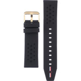 Tommy Hilfiger Jeans Digital Analog Gold Dial Black Rubber Strap Watch For Women - 1791762 Buy Now By Tommy Hilfiger