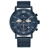 Tommy Hilfiger Evan Blue Dial Blue Mesh Bracelet Watch for Men - 1710397 Buy Now By Tommy Hilfiger