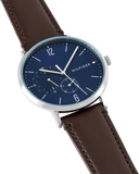 Tommy Hilfiger Cooper Blue Dial Brown Leather Strap Watch for Men - 1791508 Buy Now By Tommy Hilfiger