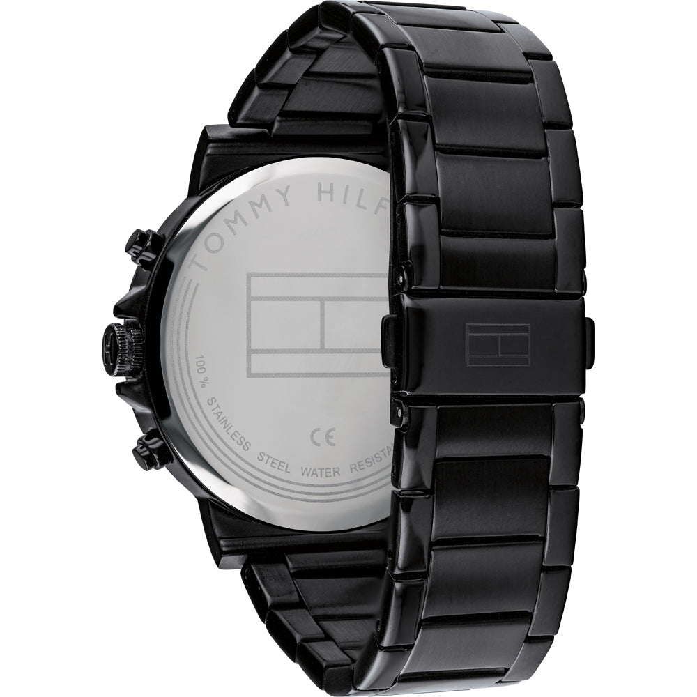 Tommy Hilfiger Daniel Black Dial Black Steel Strap Watch for Men - 1710383 Buy Now By Tommy Hilfiger