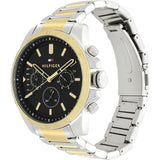 Tommy Hilfiger Decker Chronograph Black Dial Two Tone Steel Strap Watch for Men - 1791559 Buy Now By Tommy Hilfiger