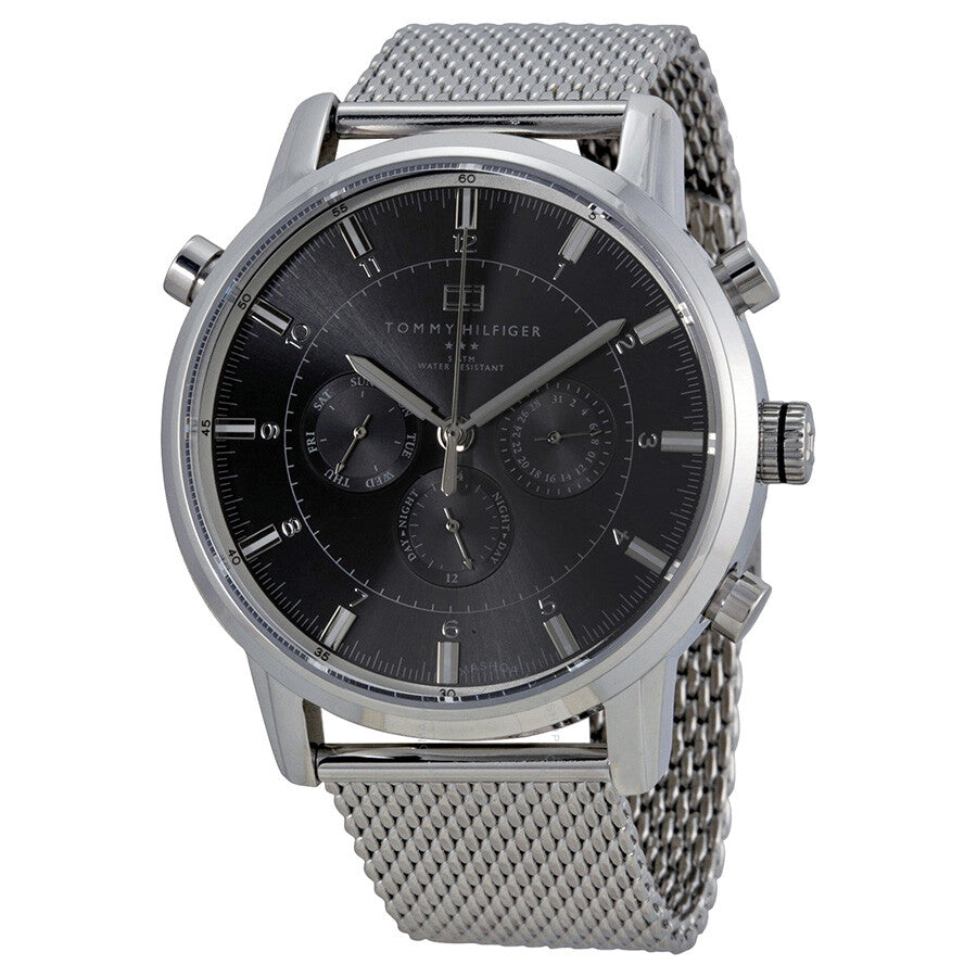 Tommy Hilfiger Harrison Quartz Grey Dial Silver Mesh Bracelet Watch for Men - 1790877 Buy Now By Tommy Hilfiger