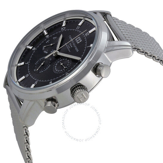 Tommy Hilfiger Harrison Quartz Grey Dial Silver Mesh Bracelet Watch for Men - 1790877 Buy Now By Tommy Hilfiger