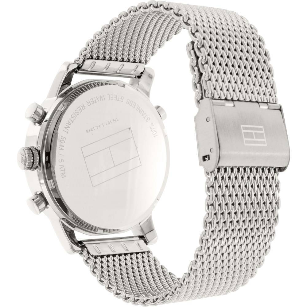 Tommy Hilfiger Harrison Quartz Grey Dial Silver Mesh Bracelet Watch for Men - 1790877 Buy Now By Tommy Hilfiger