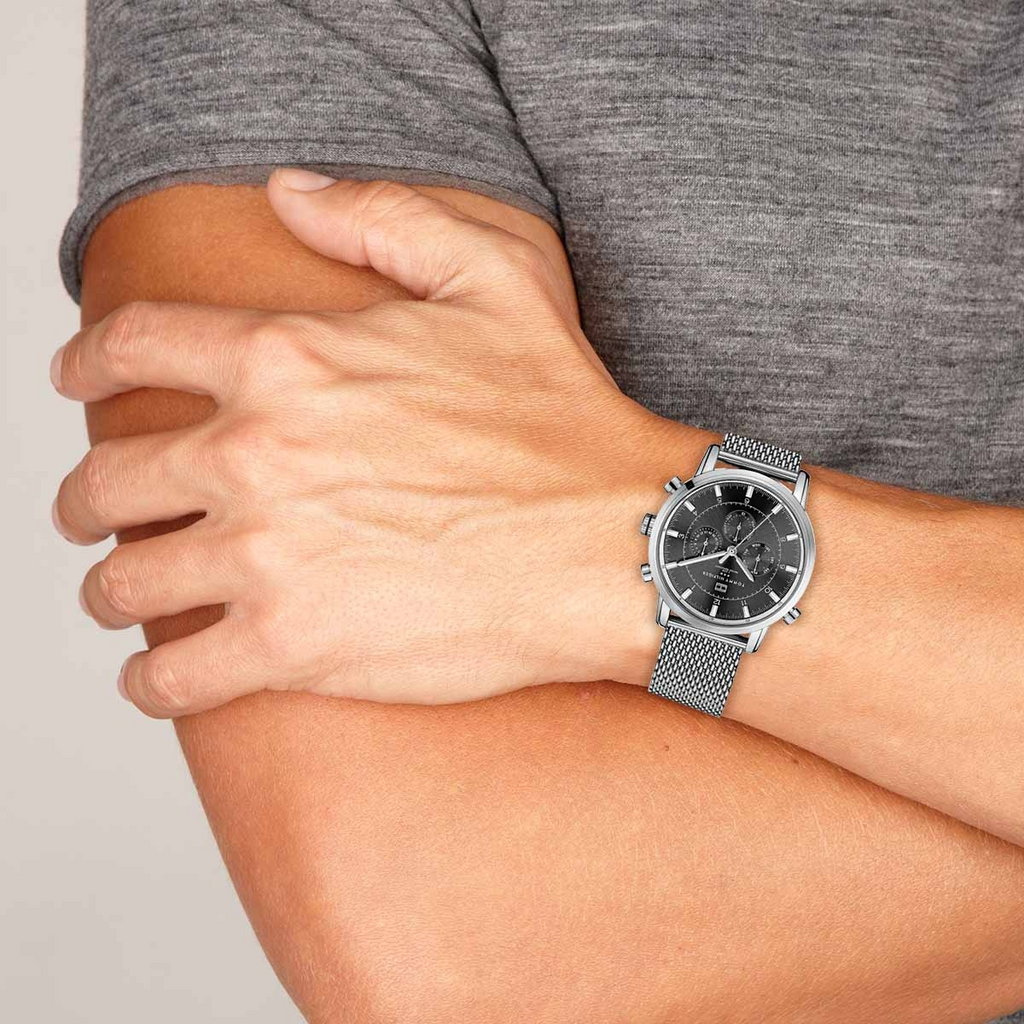 Tommy Hilfiger Harrison Quartz Grey Dial Silver Mesh Bracelet Watch for Men - 1790877 Buy Now By Tommy Hilfiger