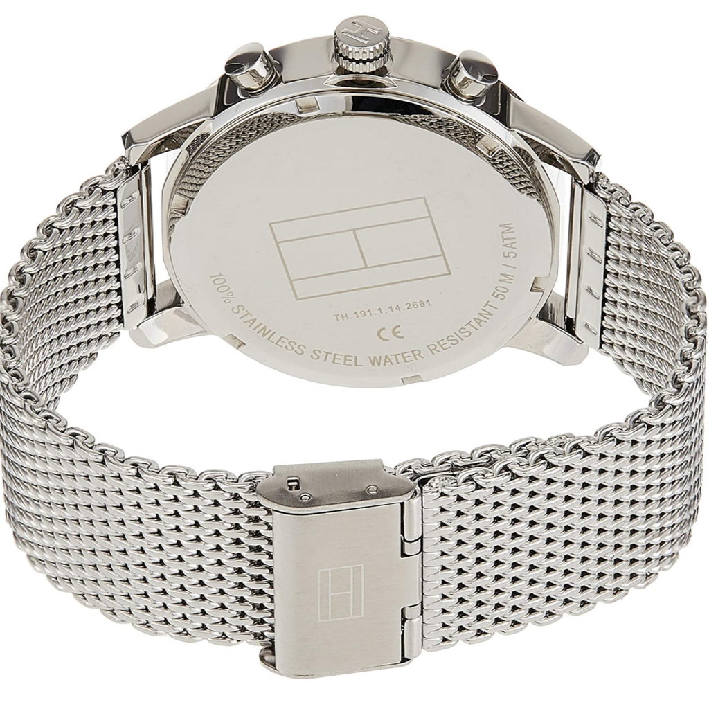 Tommy Hilfiger Harrison Quartz Grey Dial Silver Mesh Bracelet Watch for Men - 1790877 Buy Now By Tommy Hilfiger