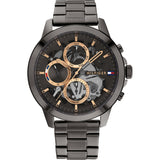 Tommy Hilfiger Henry Chronograph Grey Dial Grey Steel Strap Watch For Men - 1710479 Buy Now By Tommy Hilfiger