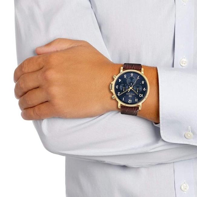 Tommy Hilfiger Daniel Blue Dial Brown Leather Strap Watch for Men - 1710380 Buy Now By Tommy Hilfiger