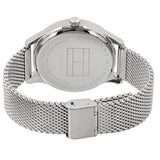 Tommy Hilfiger Damon Quartz Chronograph Black Dial Silver Mesh Bracelet Watch for Men - 1791415 Buy Now By Tommy Hilfiger