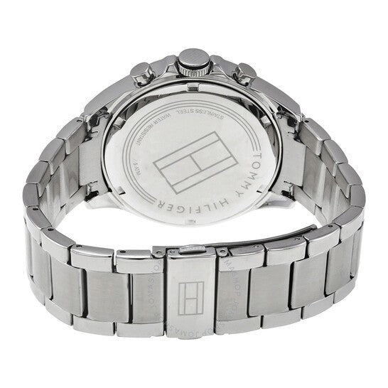 Tommy Hilfiger Hudson Chronograph Quartz Brown Dial Silver Steel Strap Watch For Men - 1791229 Buy Now By Tommy Hilfiger