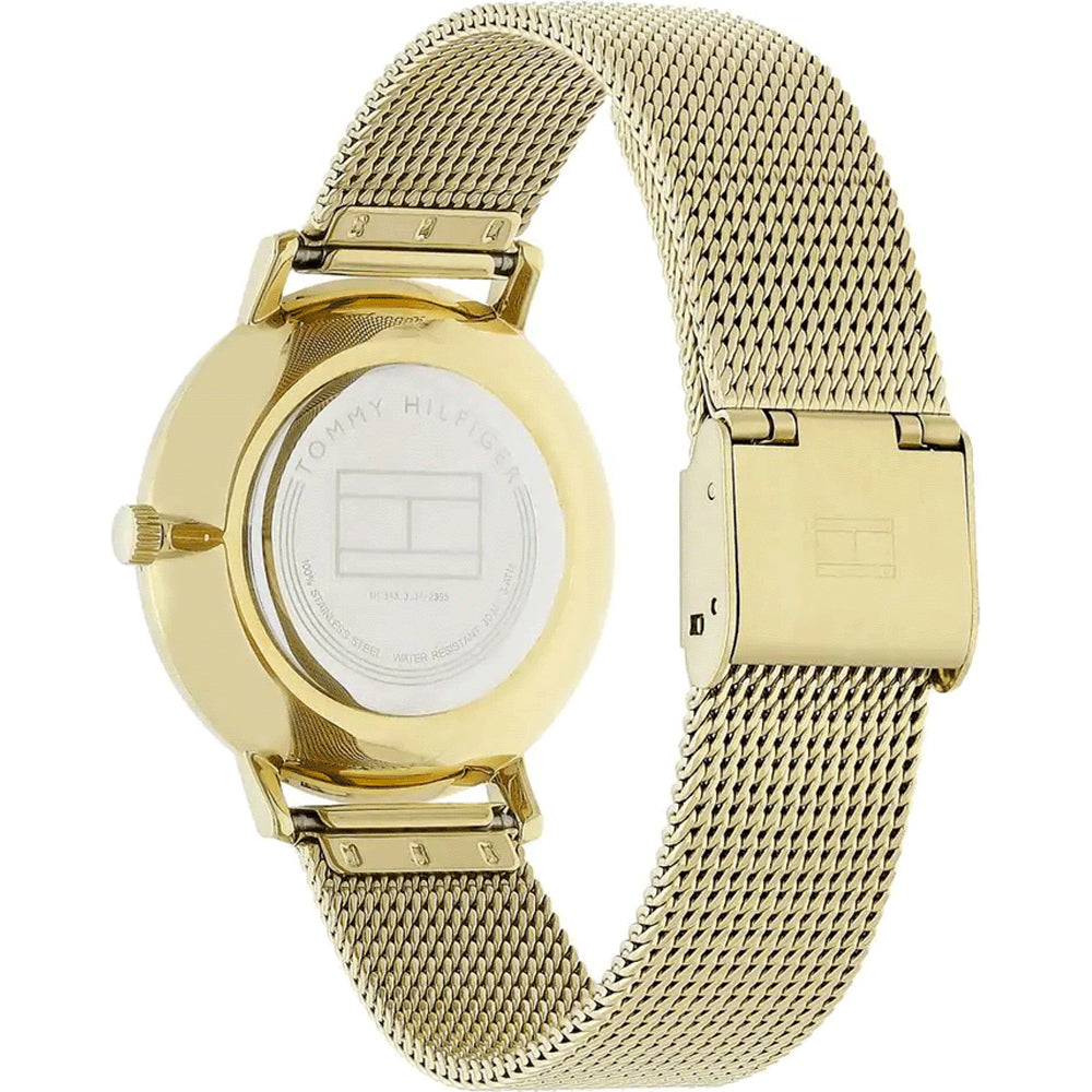 Tommy Hilfiger Jenna Quartz White Dial Gold Mesh Bracelet Watch For Women - 1781943 Buy Now By Tommy Hilfiger