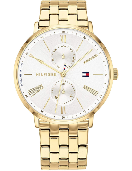 Tommy Hilfiger Jenna Quartz White Dial Gold Steel Strap Watch for Women - 1782069 Buy Now By Tommy Hilfiger