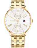 Tommy Hilfiger Jenna Quartz White Dial Gold Steel Strap Watch for Women - 1782069 Buy Now By Tommy Hilfiger