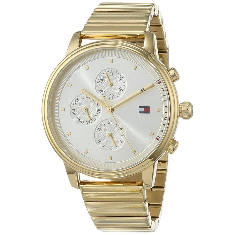 Tommy Hilfiger Blake White Dial Gold Steel Strap Watch for Women - 1781905 Buy Now By Tommy Hilfiger