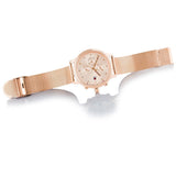 Tommy Hilfiger Blake Chronograph Rose Gold Dial Rose Gold Mesh Bracelet Watch For Women - 1781907 Buy Now By Tommy Hilfiger