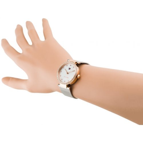 Tommy Hilfiger Lynn Quartz Silver Dial Silver Mesh Bracelet Watch For Women - 1781863 Buy Now By Tommy Hilfiger